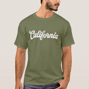California Cursive Typografy T-Shirt