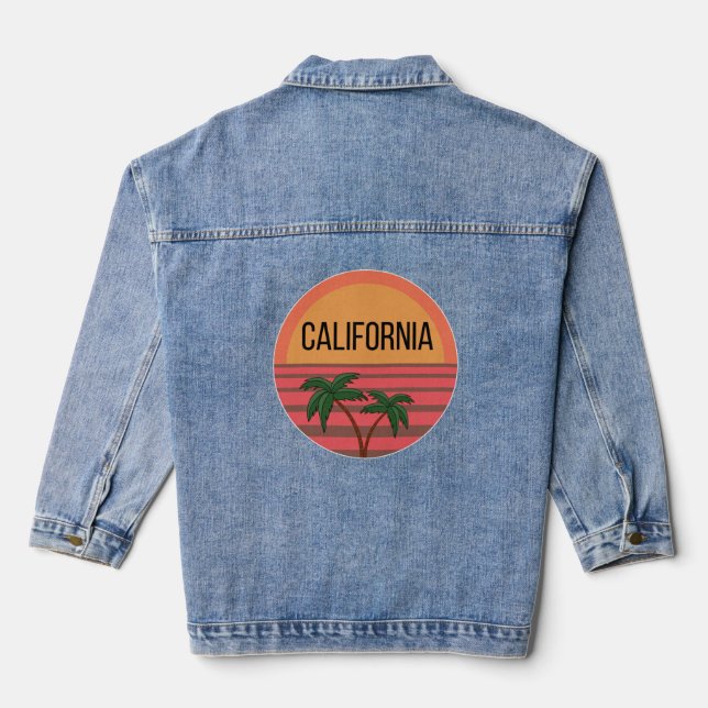 California Cute Design Idées Cadeau Coucher de sol (Verso)