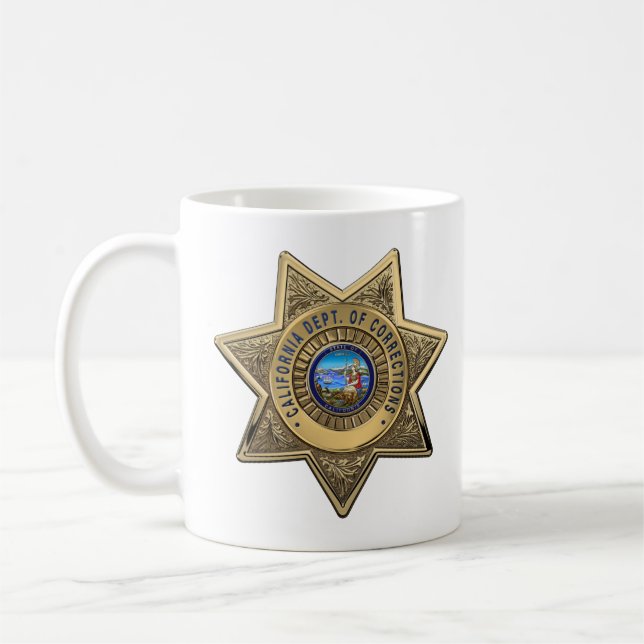 California Department of Corrections Kaffeetasse (Links)
