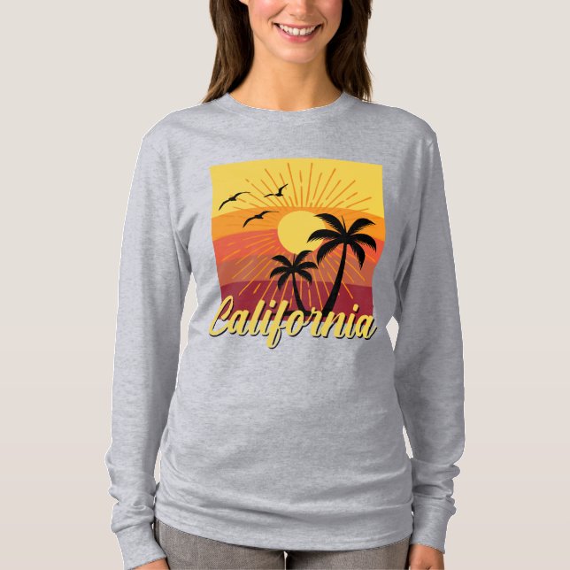 California Design - Basic Long Sleeve T - Shirt (Vorderseite)