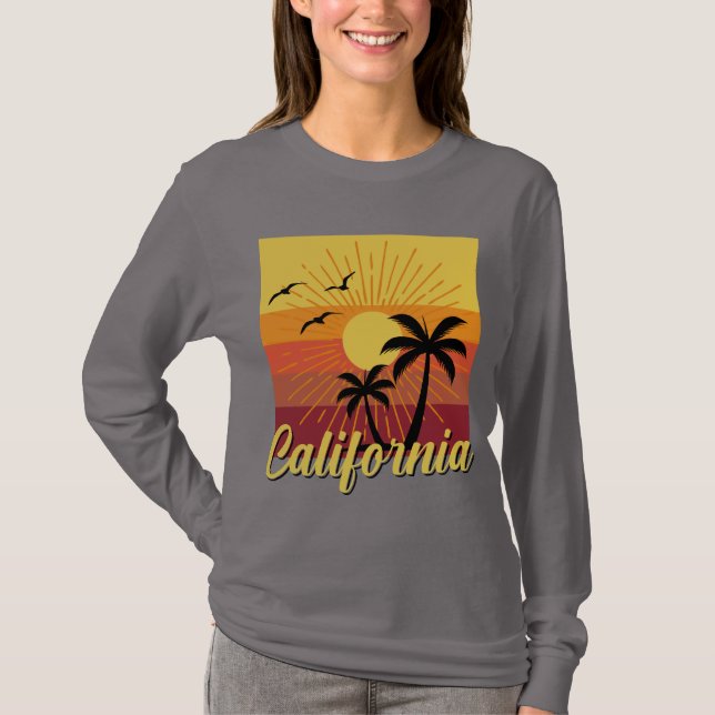 California Design - Basic Long Sleeve T - Shirt (Vorderseite)