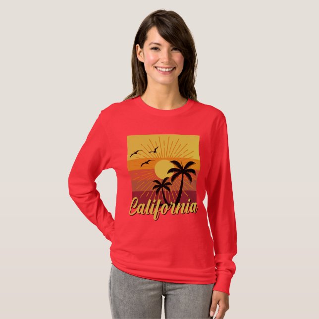 California Design - Basic Long Sleeve T - Shirt (Vorne ganz)
