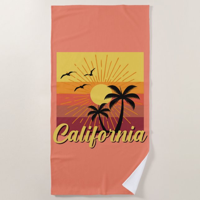 California Design - Strandtuch (Vorderseite)