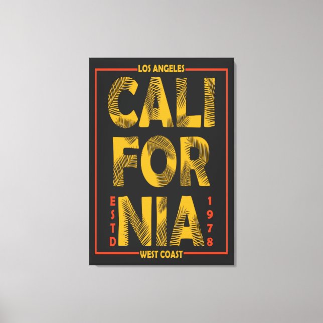 California Dream Kunst Leinwanddruck (Vorderseite)