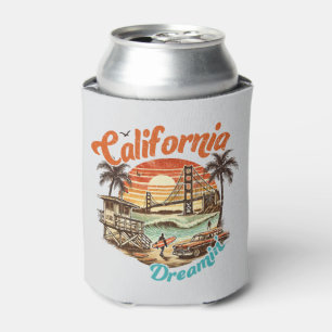 California Dreamin" - Küstenbrücke, Strand Dosenkühler