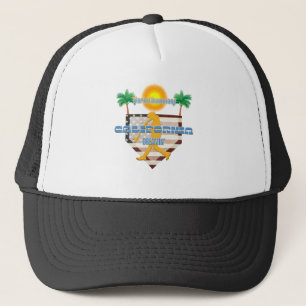 California Dreamin' Weltmeister mit Palm Tree Truckerkappe