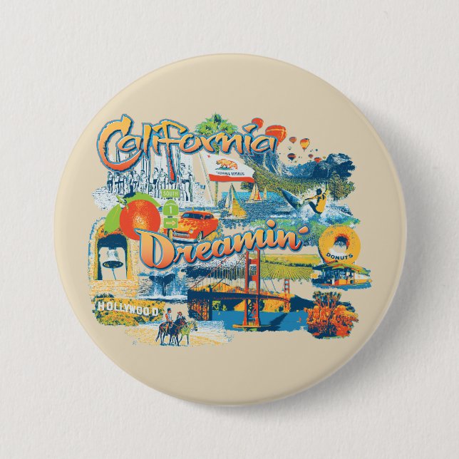 California Dreaming Button (Vorderseite)
