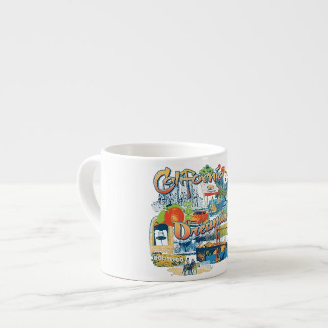 California Dreaming Espressotasse (Vorderseite Links)