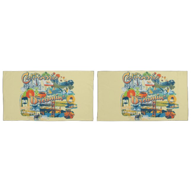 California Dreaming Kissenbezug (Vorderseite-Set)