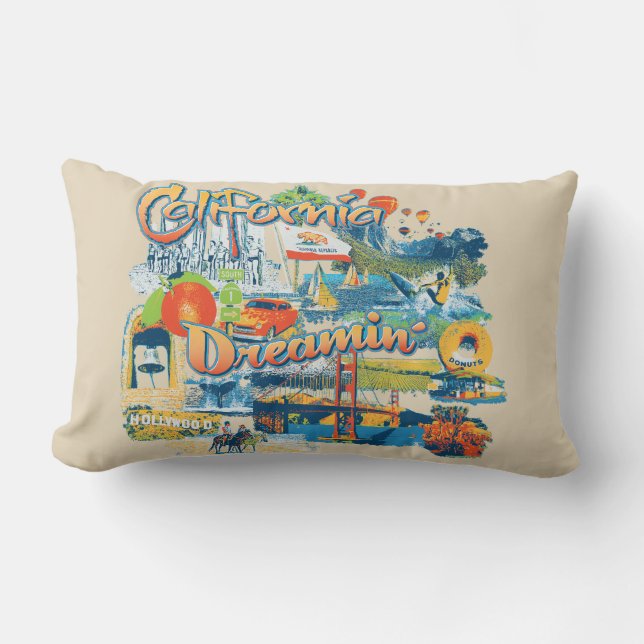 California Dreaming Wohngestaltung Lendenkissen (Vorderseite)
