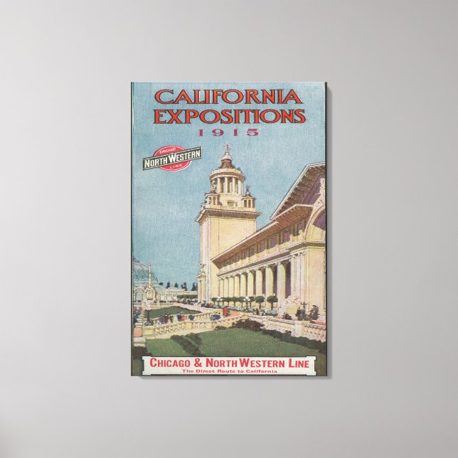 California Expositions Poster #2 Leinwanddruck (Vorderseite)
