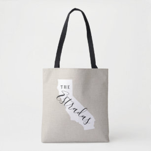 California Family Monogram State Sac fourre-tout