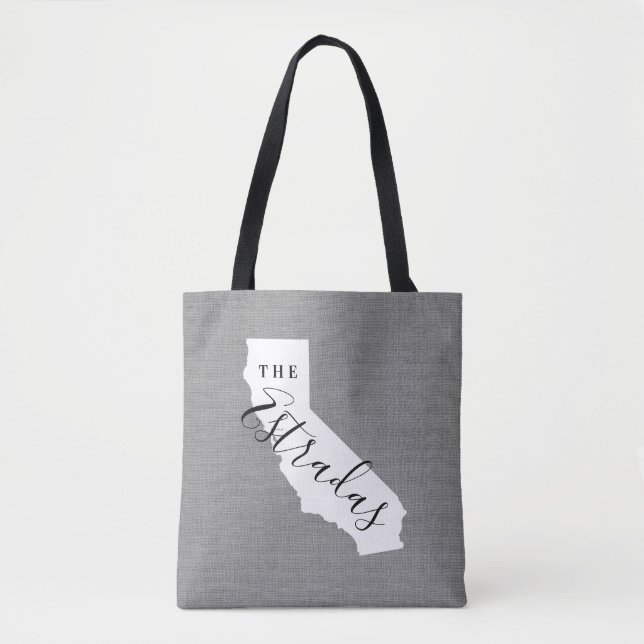 California Family Monogram State Sac fourre-tout (Devant)