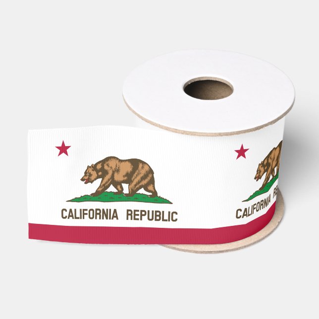 California Flag & America Staaten USA - Reise/Spor Ripsband (Spule)