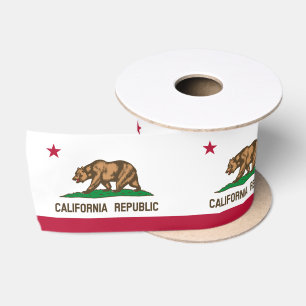 California Flag & America Staaten USA - Reise/Spor Satinband