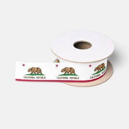 California Flag Band, Kalifornien Republik /sport Satinband