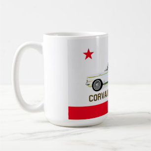 California Flag Corvair Cabrio Kaffeetasse
