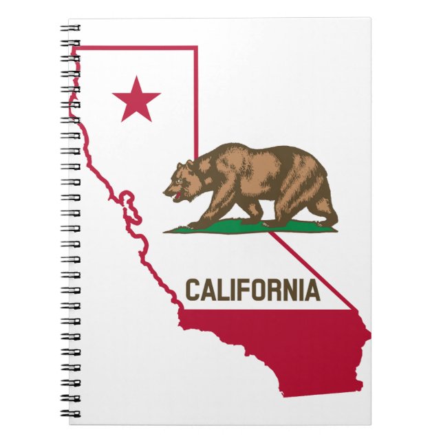 California Flag Design Notizblock (Vorderseite)