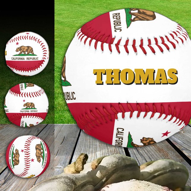California Flag, Monogramm / Baseball Balls (Von Creator hochgeladen)