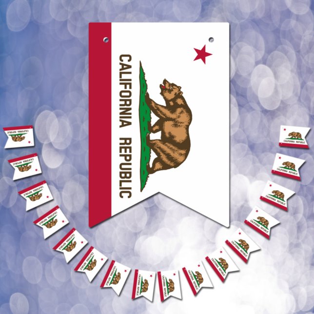 California Flag Party, Banners / Hochzeiten Wimpelkette (Von Creator hochgeladen)