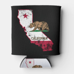 California Flag Patriotic Dosenkühler