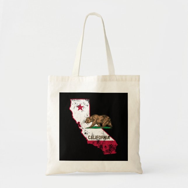 California Flag Patriotic Tragetasche (Vorne)
