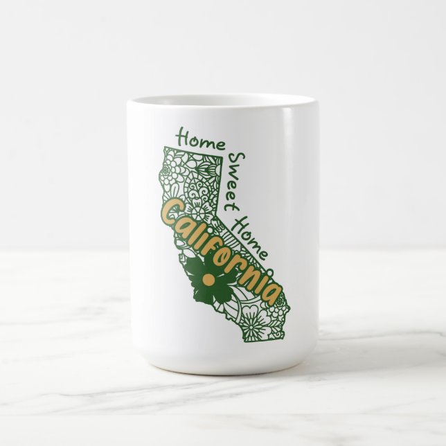 California Floral Doodles Kaffeetasse (Mittel)