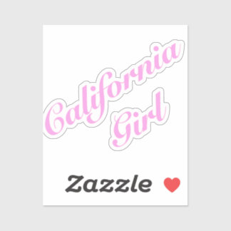California Girl Aufkleber