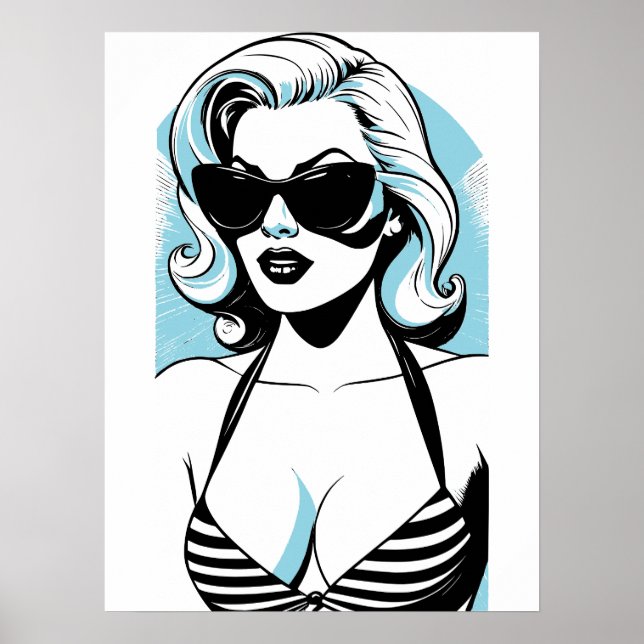 California Girl Poster (Vorne)