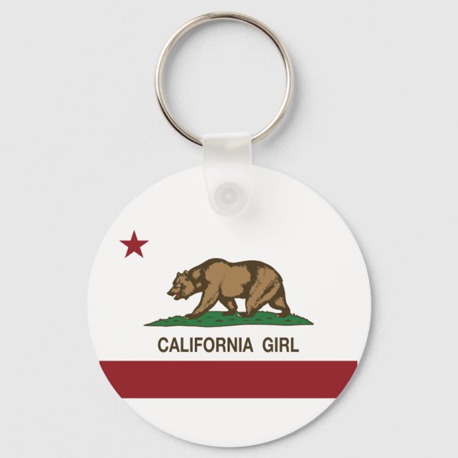 California Girl Schlüsselanhänger (Vorderseite)