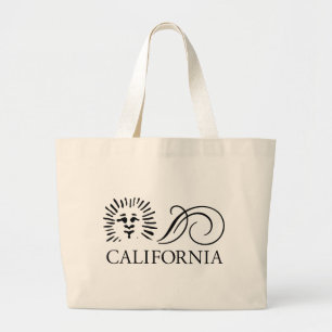 California Glyphing Jumbo Stoffbeutel