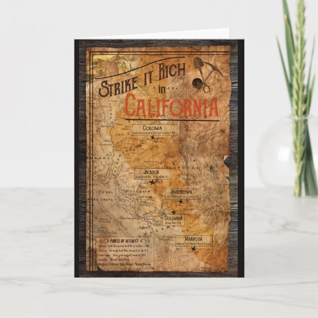 California Gold Rush Poster (Vorderseite)