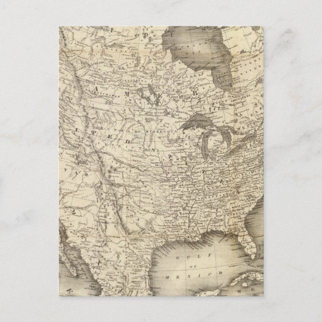 California Gold Rush Postkarte (Vorderseite)