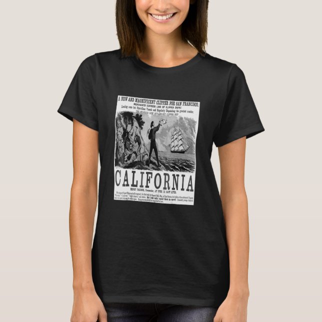 California Gold Rush Schatzsuche T-Shirt (Vorderseite)
