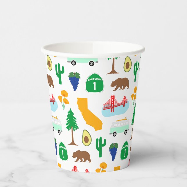 California Icons Pappbecher (Links)