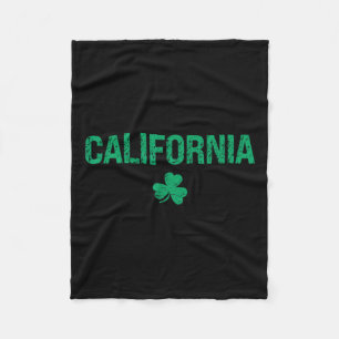 California Irish Kleeblatt St Patrick's Day Fleecedecke