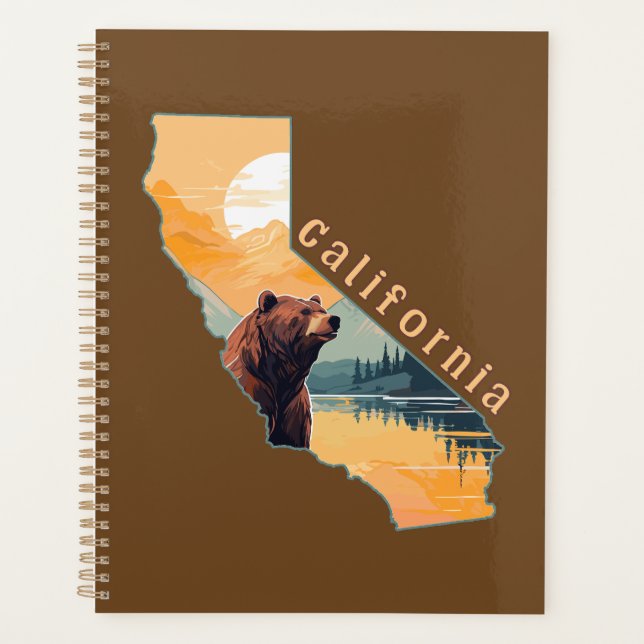 California Kontur Bärengebirge Planer (Vorderseite)