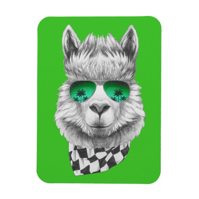 California Lama Magnet (Vertikal)