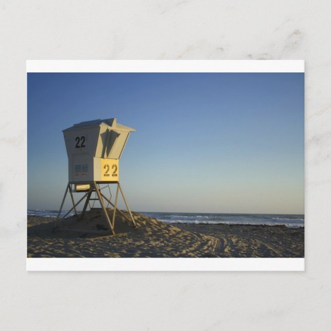 California Lifeguard Postkarte (Vorderseite)