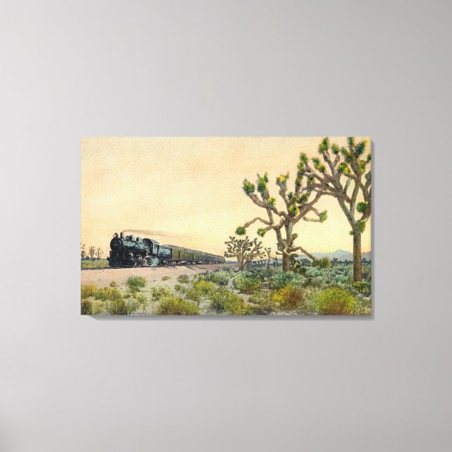 California Limited Train durch Leinwanddruck (Vorderseite)
