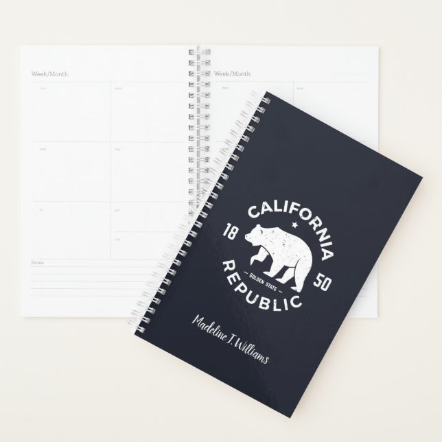 California-Logo | Goldener Staat 2 Planer (Anzeige)