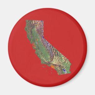 California Map Magnet