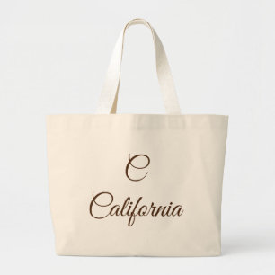 California Monogram Jumbo Stoffbeutel