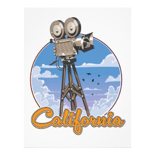 California Movie Camera Fotodruck