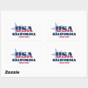 California My Zuhause Staat Sticker