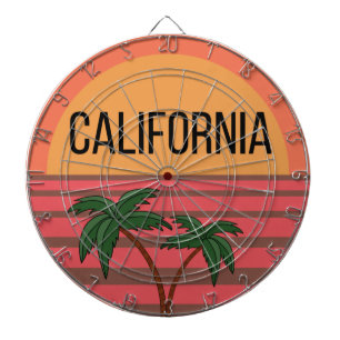 California Niedlich Design Geschenkideen Sunset Pa Dartscheibe