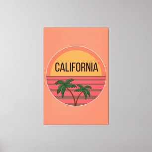California Niedlich Design Geschenkideen Sunset Pa Leinwanddruck