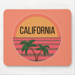 California Niedlich Design Geschenkideen Sunset Pa Mousepad
