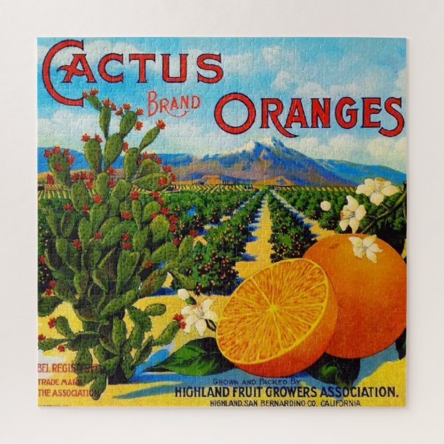 California Orange Jigsaw Puzzle (Vertikal)