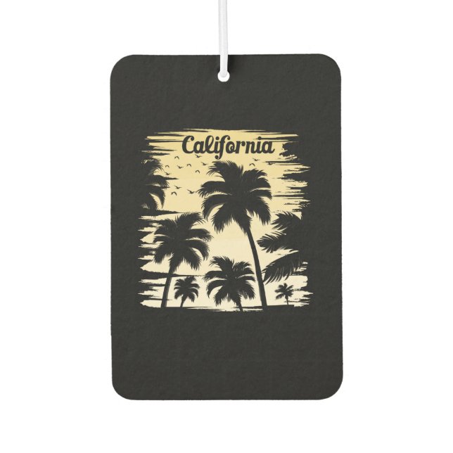 California Palm Tree Autolufterfrischer (Vorderseite)
